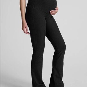 Beyond the Bump Charcoal Maternity Flare Pants